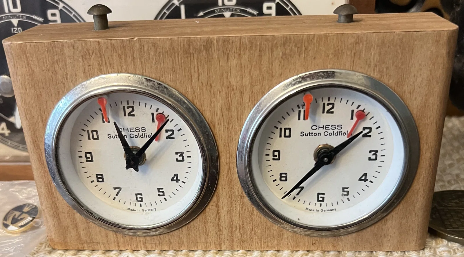 Sutton Coldfield and the Regionalization of Chess Clocks