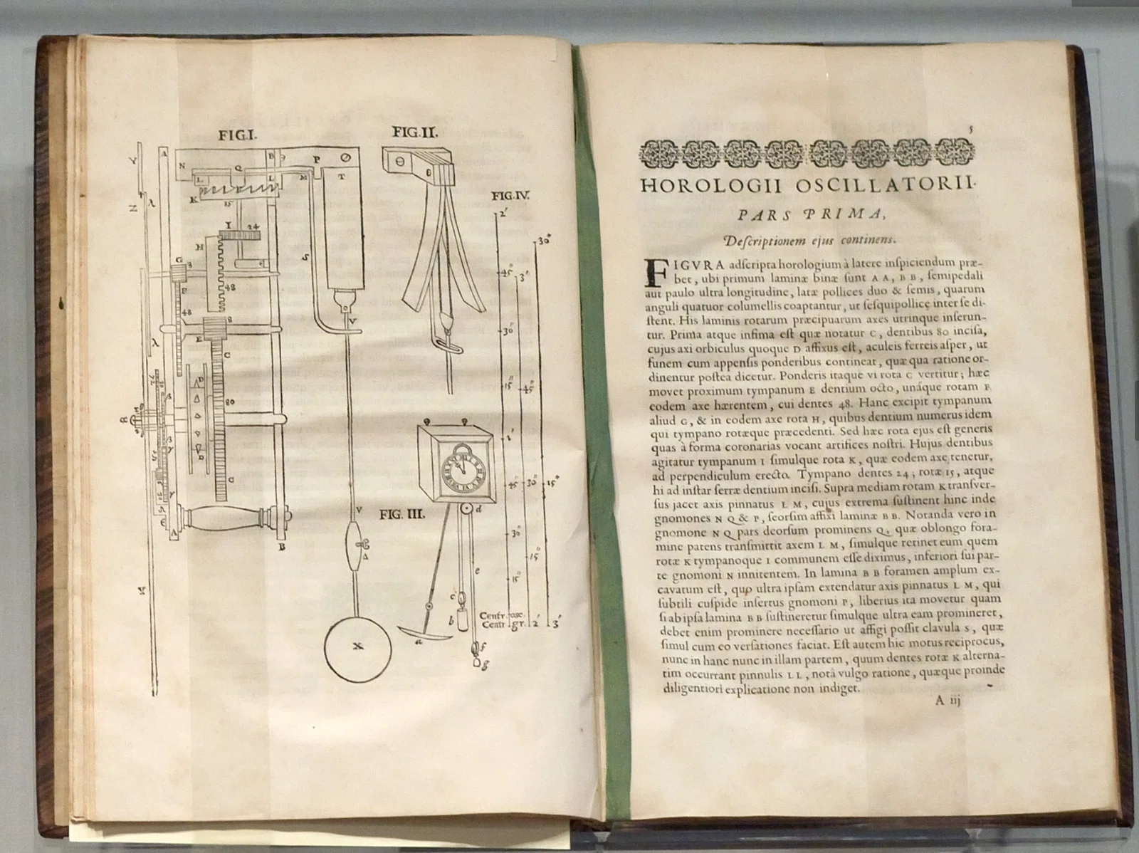 Early Pendulum Clock & Design by Christiaan Huygens