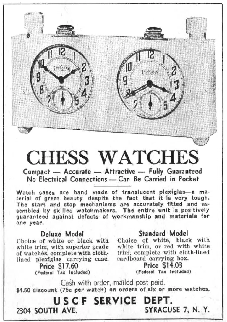 Chess Watches advertisement