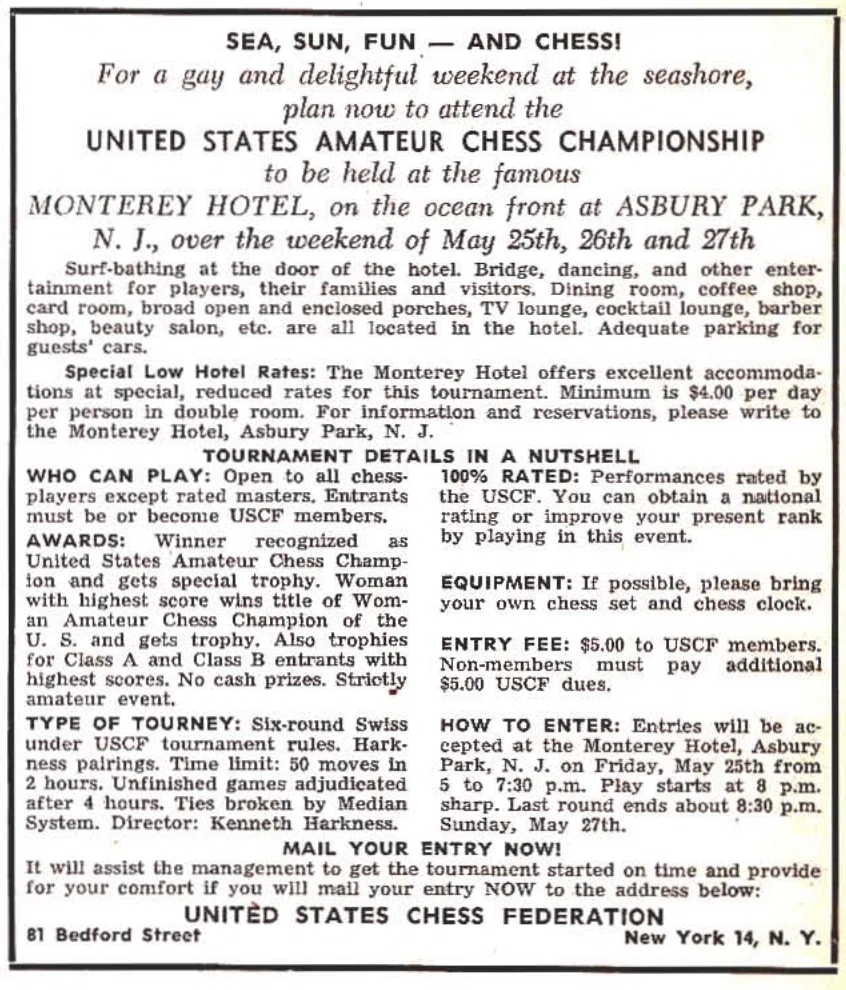 Tournament notice and clock logistics