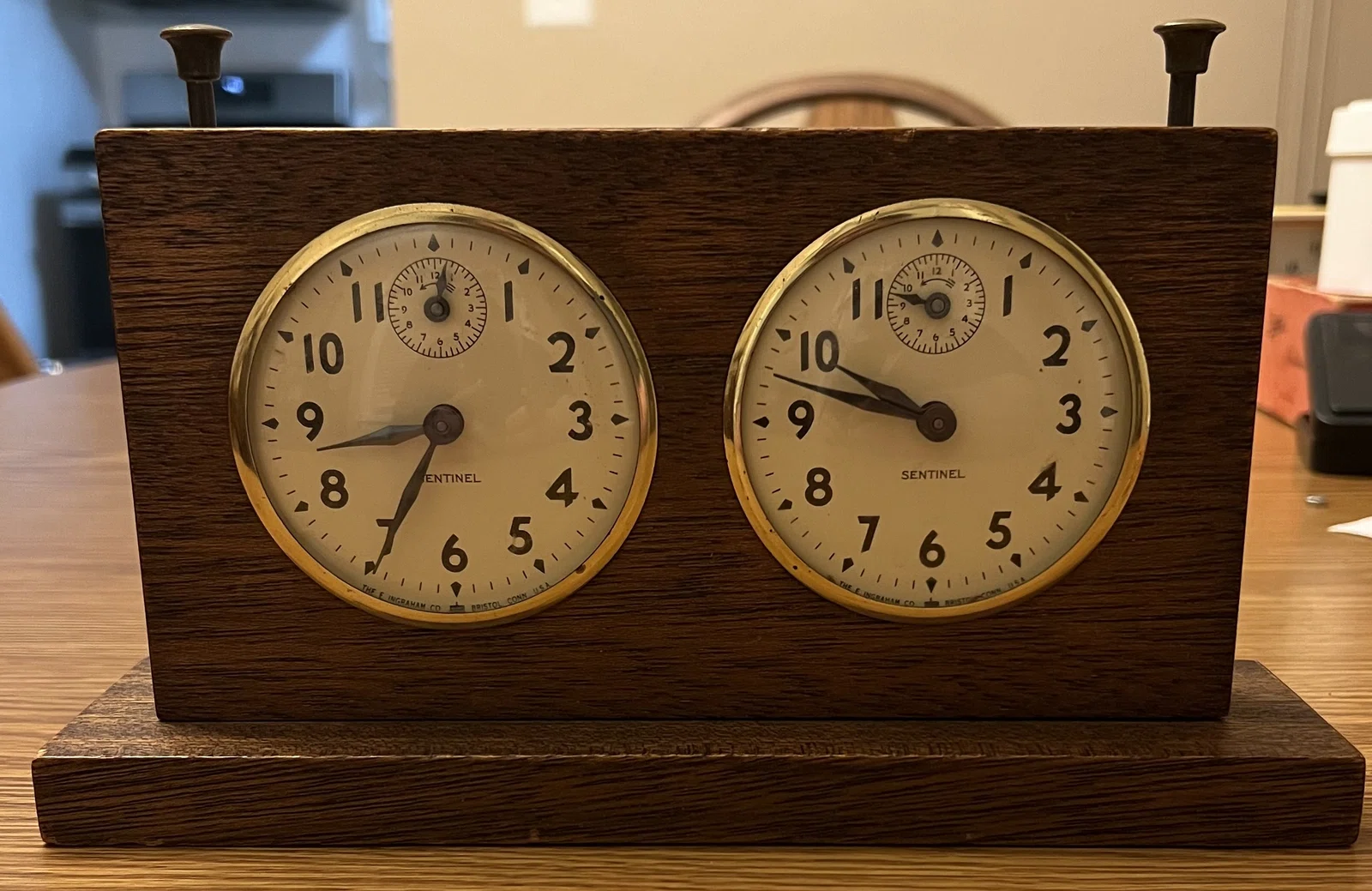 North American Sentinel chess clock