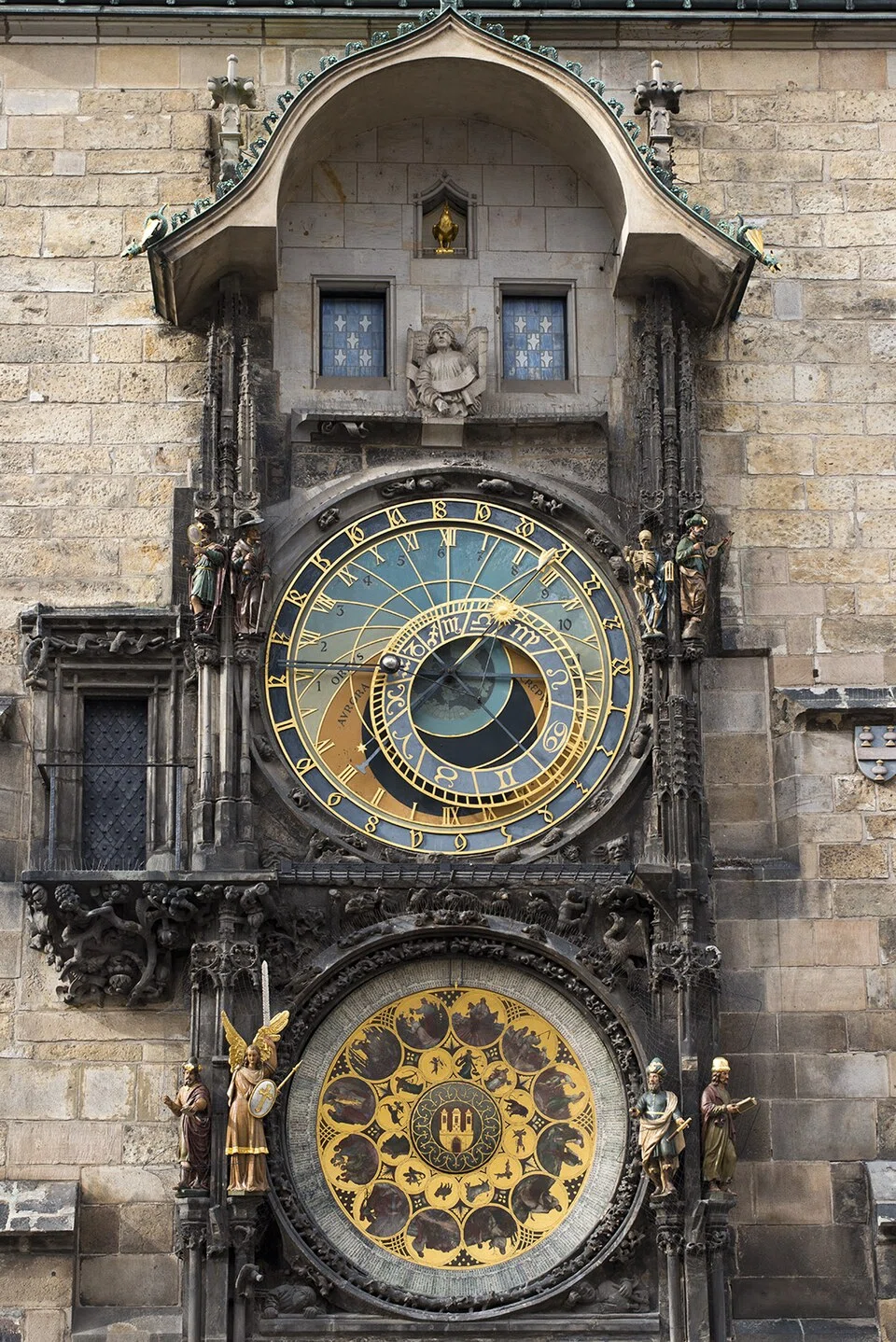 Prague Astronomical Clock of 1410 by Mikuláš of Kadaň