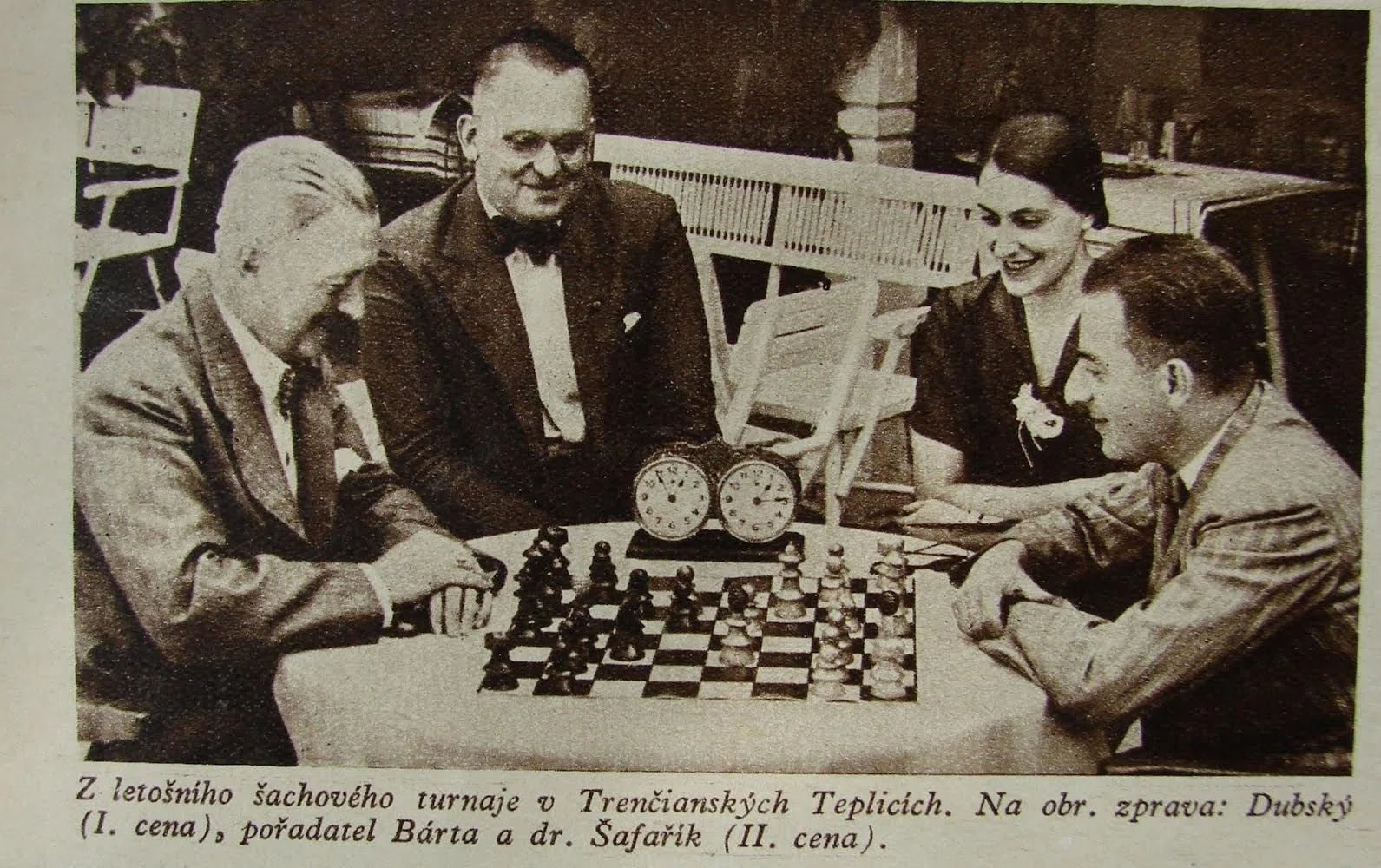Václav Veselý - Early Czech Chess Clock