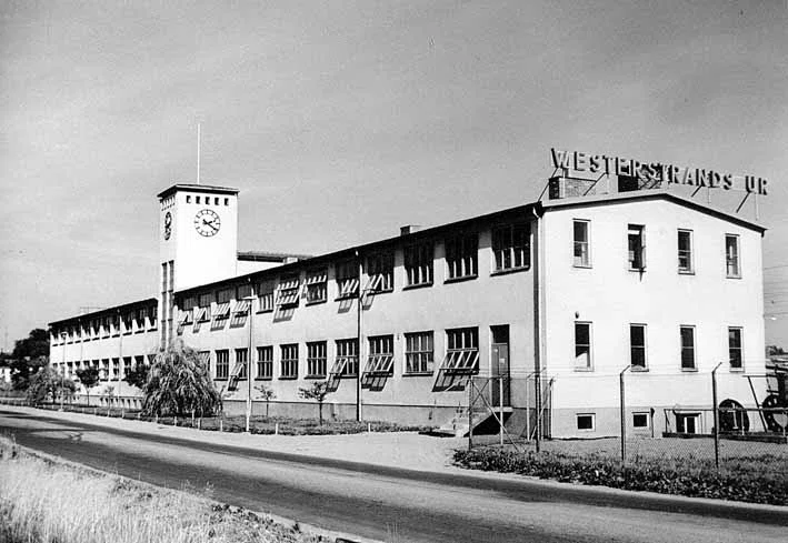 Westerstrand’s Clock factory on Skövdevägen
