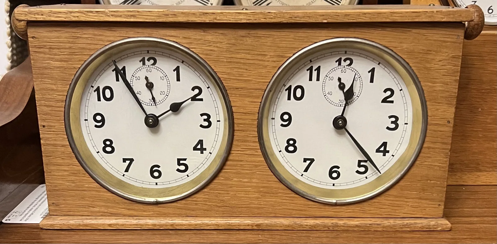 Swedish Chess Clock – Unknown Maker