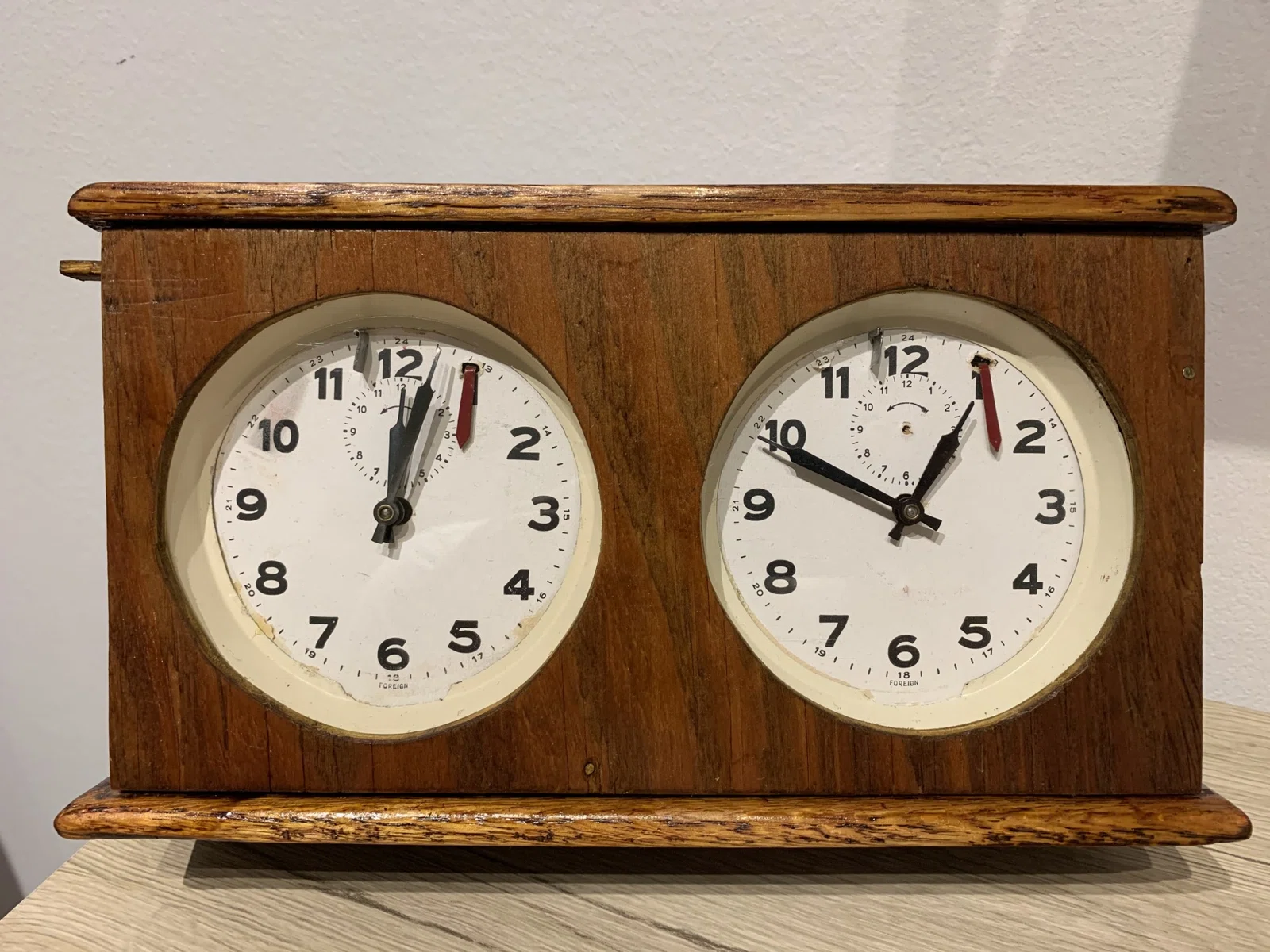 Swedish Chess Clock – Unknown Maker