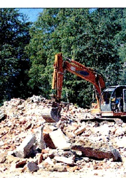 Demolition of the Surviving Ebensee Factory Buildings, 2006