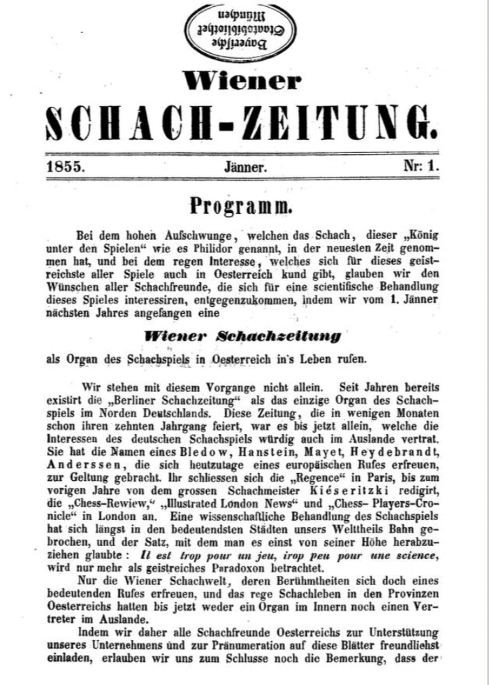 Wiener Schach-Zeitung