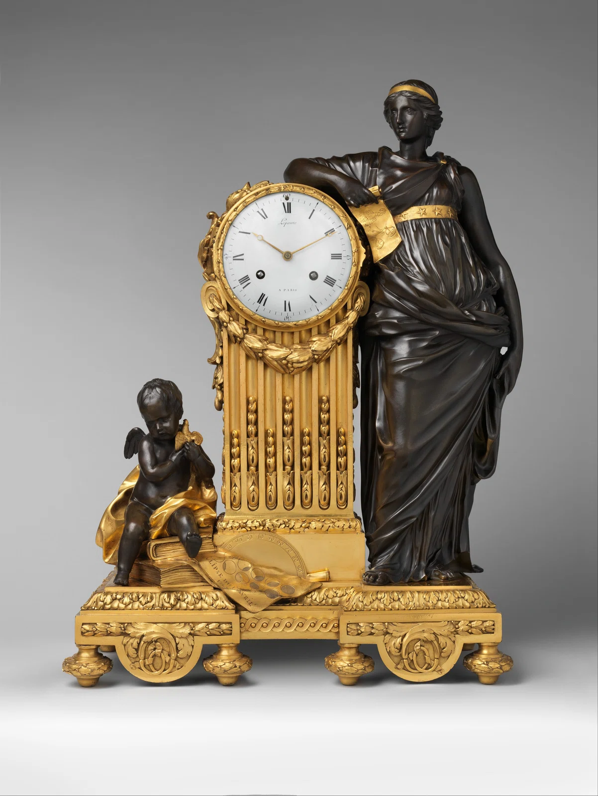 “Pendule Uranie,” Clock by Jean-André Lepaute, Paris, Late Eighteenth Century. The Metropolitan Museum of Art.