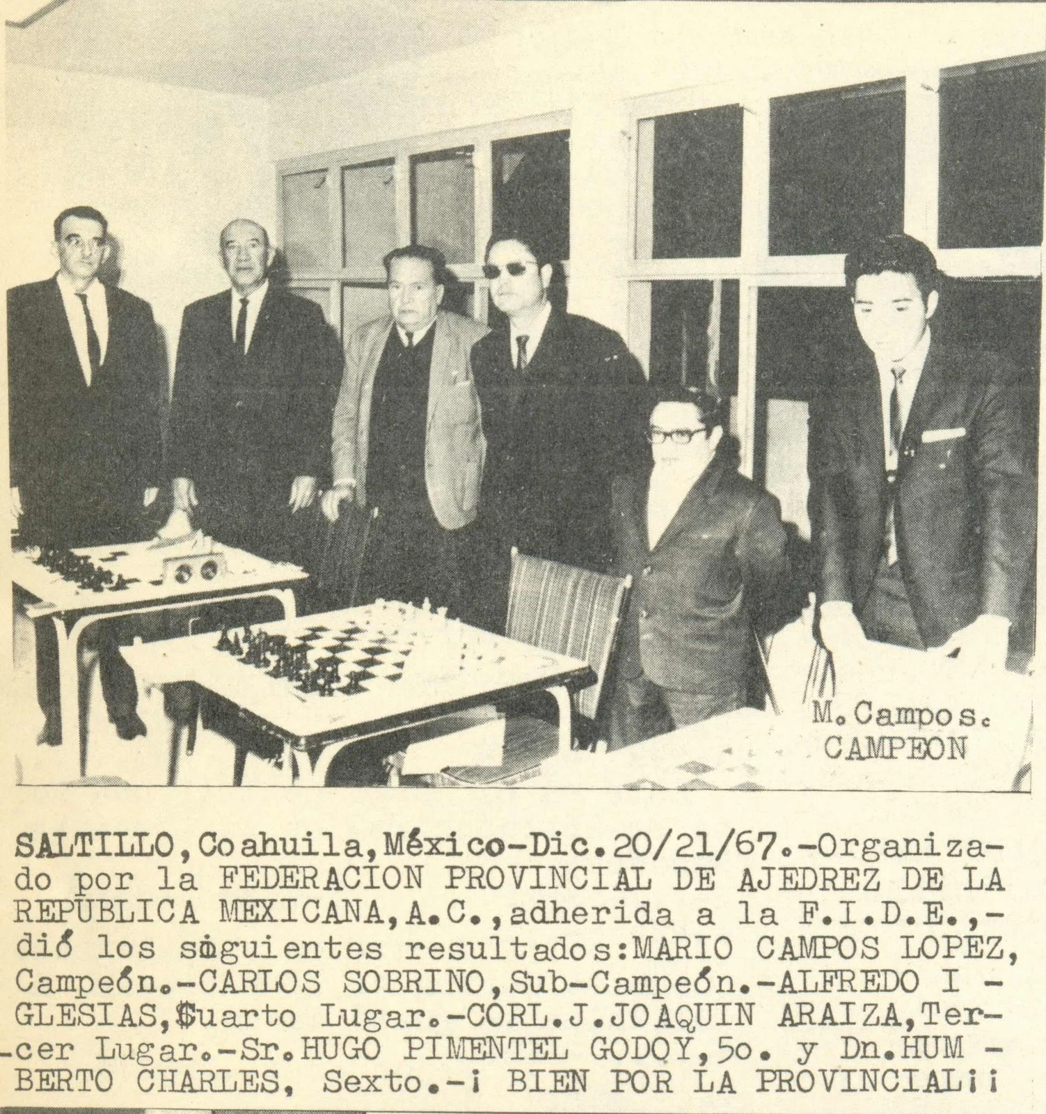 Carlos Sobrino – Second from the Right