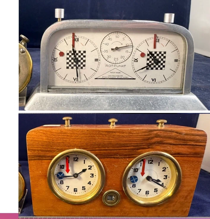 All Chess Clocks from the Collection of John Van Veen